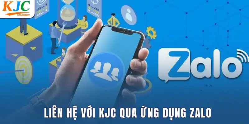 Liên hệ với KJC qua ứng dụng Zalo