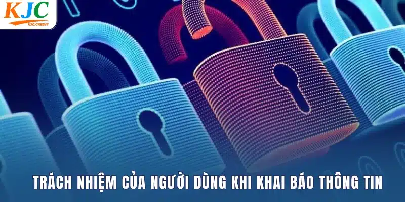 Trách nhiệm của người dùng khi khai báo thông tin